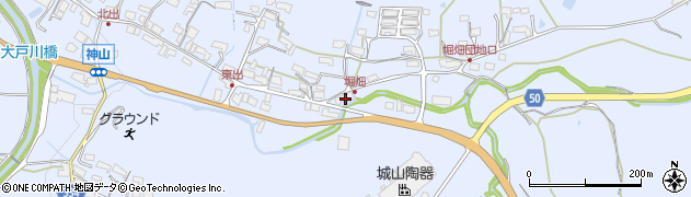 滋賀県甲賀市信楽町神山660周辺の地図