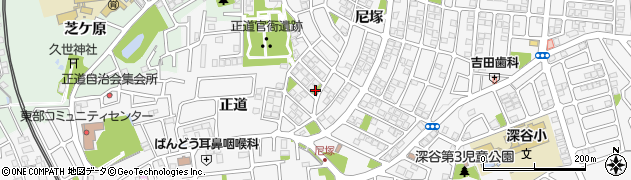 正道第1幼児公園周辺の地図
