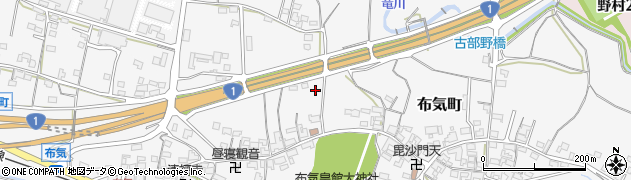 三重県亀山市布気町165周辺の地図