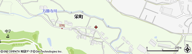 兵庫県小野市栄町周辺の地図