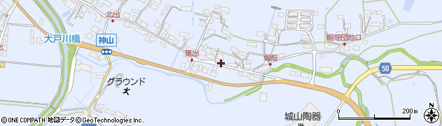 滋賀県甲賀市信楽町神山643周辺の地図