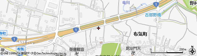 三重県亀山市布気町164周辺の地図