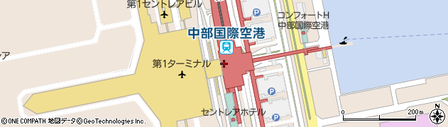 ニッポンレンタカー中部国際空港営業所周辺の地図