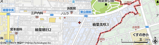 大阪府枚方市楠葉美咲3丁目周辺の地図