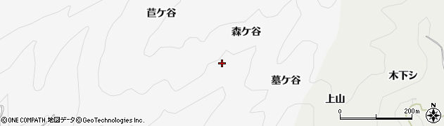 京都府宇治田原町（綴喜郡）郷之口（森ケ谷）周辺の地図