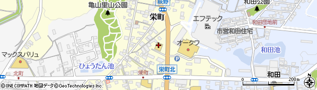 ココカラファイン薬局亀山店周辺の地図