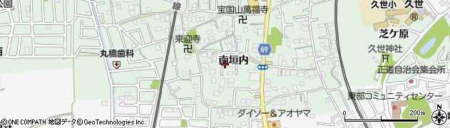 京都府城陽市久世（南垣内）周辺の地図