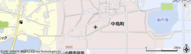 兵庫県小野市中島町392周辺の地図