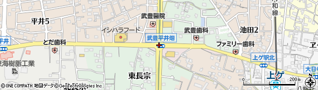 武豊平井畑周辺の地図