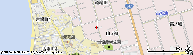 愛知県常滑市古場山ノ神83周辺の地図