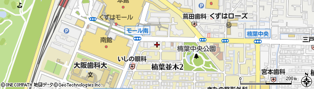 京都銀行くずは支店 ＡＴＭ周辺の地図