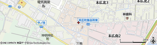 三重県鈴鹿市末広西周辺の地図