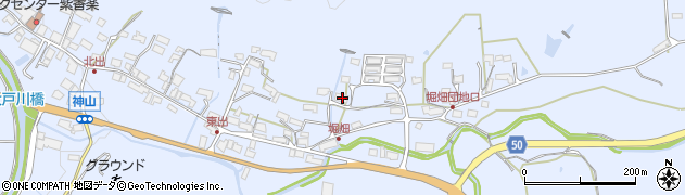 滋賀県甲賀市信楽町神山294周辺の地図