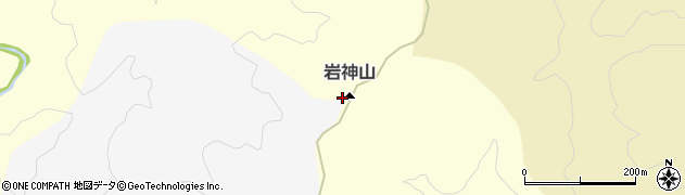 岩神山周辺の地図