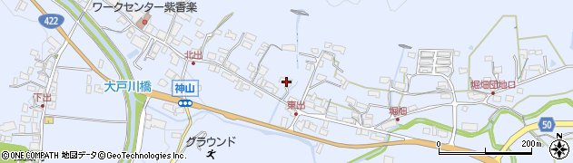 滋賀県甲賀市信楽町神山391周辺の地図