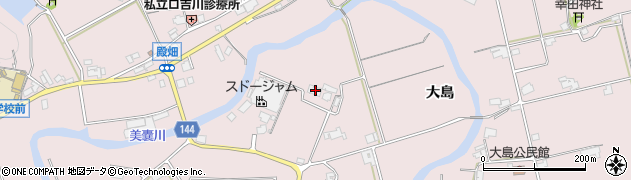 兵庫県三木市口吉川町大島19周辺の地図
