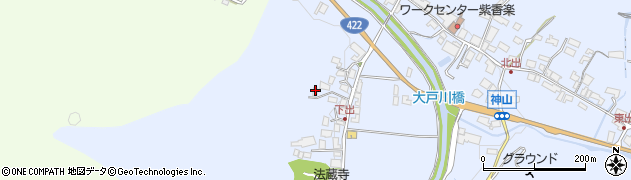 滋賀県甲賀市信楽町神山2407周辺の地図