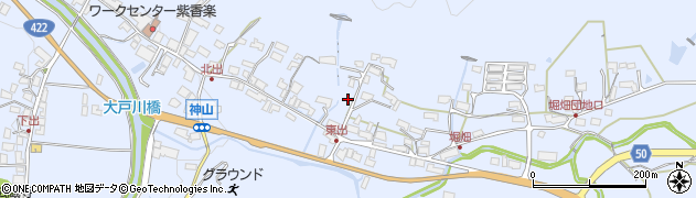 滋賀県甲賀市信楽町神山353周辺の地図