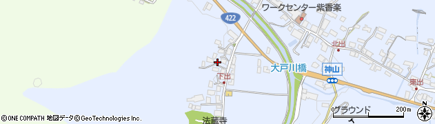 滋賀県甲賀市信楽町神山2425周辺の地図