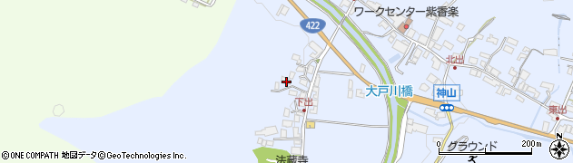 滋賀県甲賀市信楽町神山2423周辺の地図