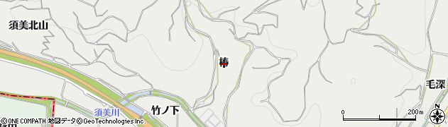 愛知県幸田町（額田郡）須美（椿）周辺の地図