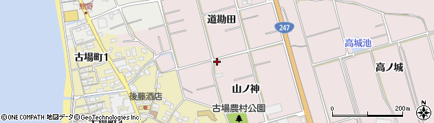 愛知県常滑市古場山ノ神111周辺の地図
