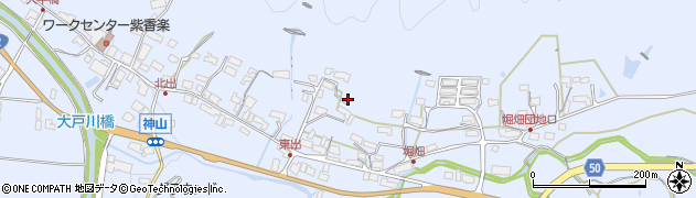 滋賀県甲賀市信楽町神山322周辺の地図