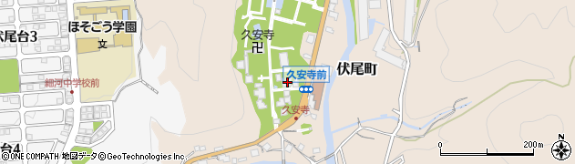 大阪府池田市伏尾町156周辺の地図