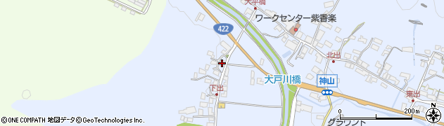 滋賀県甲賀市信楽町神山2458周辺の地図