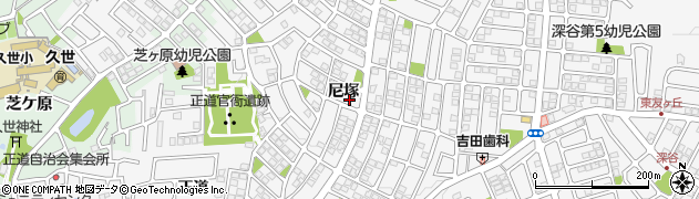 京都府城陽市寺田（尼塚）周辺の地図