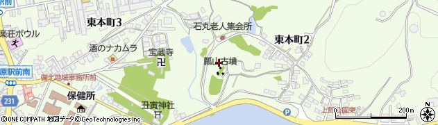 広島県庄原市東本町周辺の地図