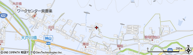 滋賀県甲賀市信楽町神山363周辺の地図