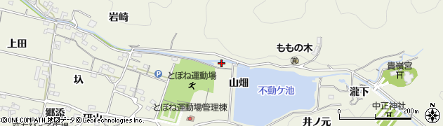 愛知県幸田町（額田郡）荻（流レ石）周辺の地図