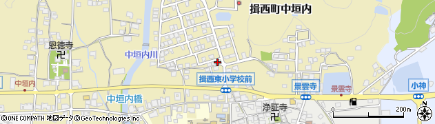 龍野揖西東簡易郵便局周辺の地図