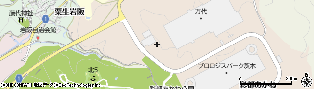 大阪府茨木市清水周辺の地図