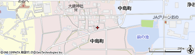 兵庫県小野市中島町223周辺の地図