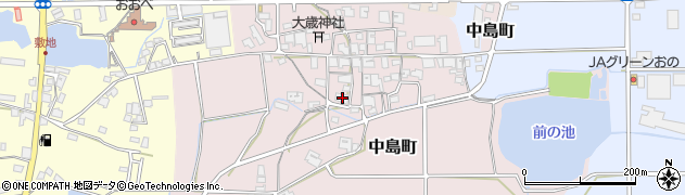 兵庫県小野市中島町265周辺の地図
