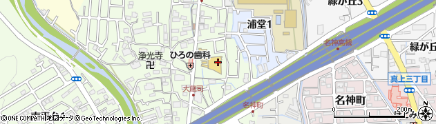 フードネットマート　高槻店周辺の地図