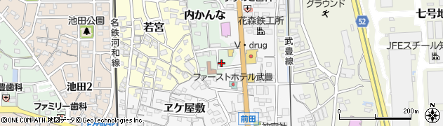 愛知県知多郡武豊町内かんな46周辺の地図