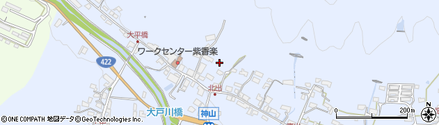 滋賀県甲賀市信楽町神山456周辺の地図