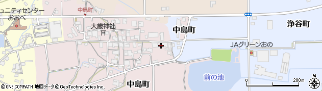 兵庫県小野市中島町198周辺の地図