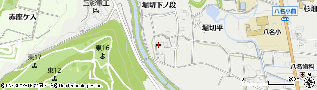 愛知県新城市富岡（堀切下ノ段）周辺の地図