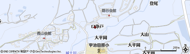 京都府綴喜郡宇治田原町岩山口浄戸周辺の地図
