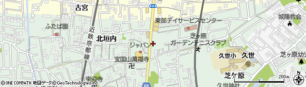韓丼 城陽店周辺の地図