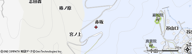 京都府宇治田原町（綴喜郡）岩山（赤坂）周辺の地図