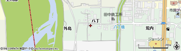 京都府城陽市久世八丁22周辺の地図