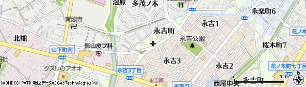 稲垣洋服店周辺の地図