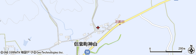 滋賀県甲賀市信楽町神山139周辺の地図