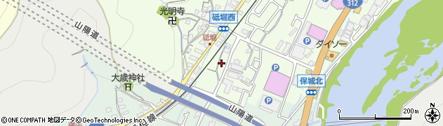 兵庫県姫路市砥堀381周辺の地図