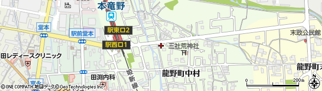 兵庫県たつの市龍野町中村88周辺の地図